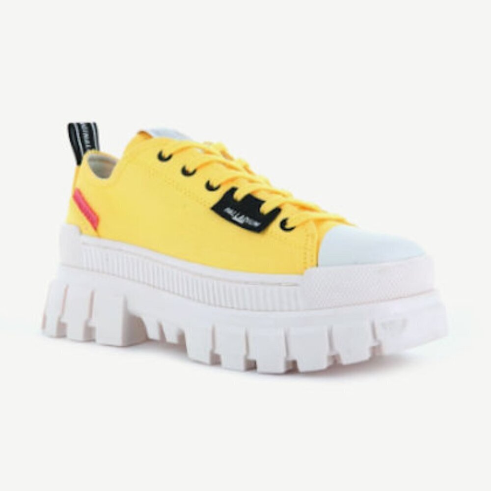 Palladium REVOLT LO TX Aurora Shoes / Sneakers Yellow Size: 10 NIB - Picture 5 of 6